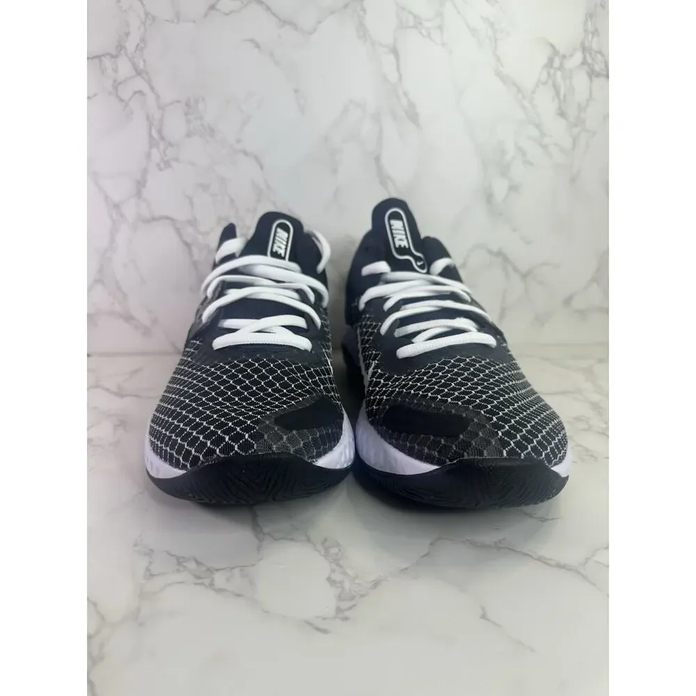 Nike Renew Elevate II Basketball Sneaker White Black CW3406-004 Mens Size 10.5